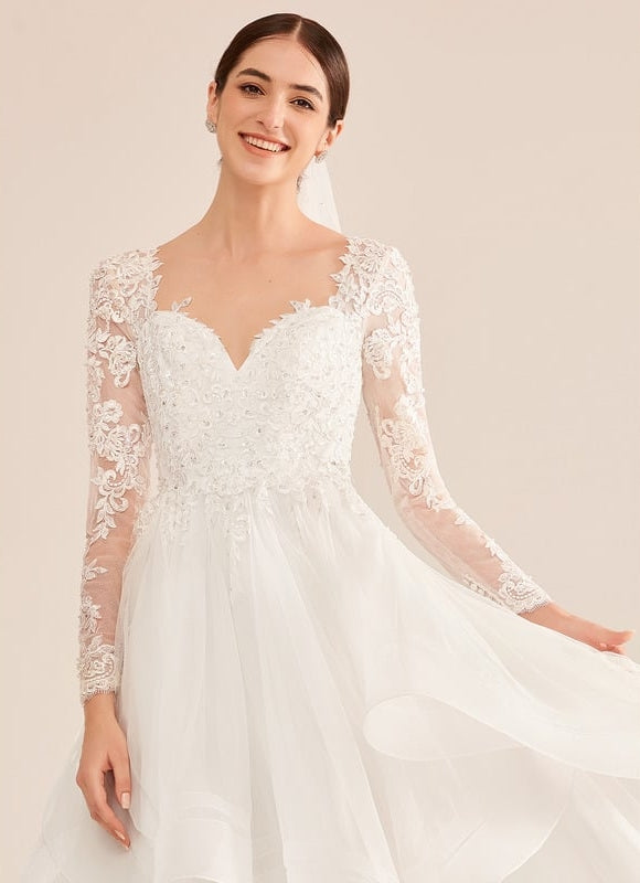 Robe Dentelle Nuptiale Aérienne - gallery 3