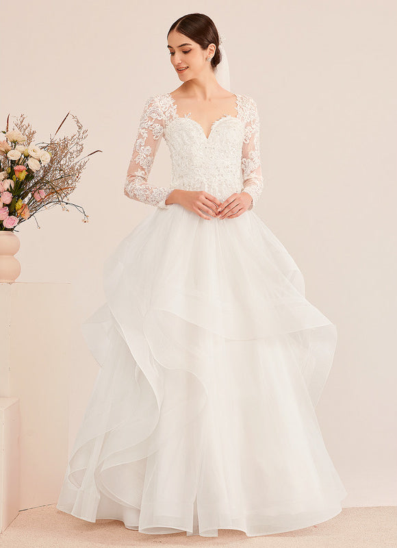 Robe Dentelle Nuptiale Aérienne - gallery 4