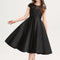 Robe Dentelle Satin Noir