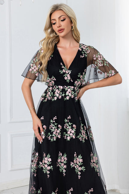 Robe Dentelle Brodée - gallery 2
