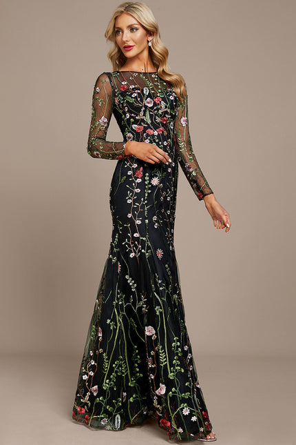 Robe Dentelle Florale Éthérée - gallery 4