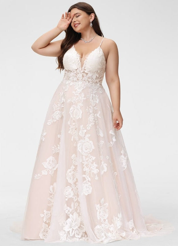 Robe Longue Ecru Dentelle - gallery 9