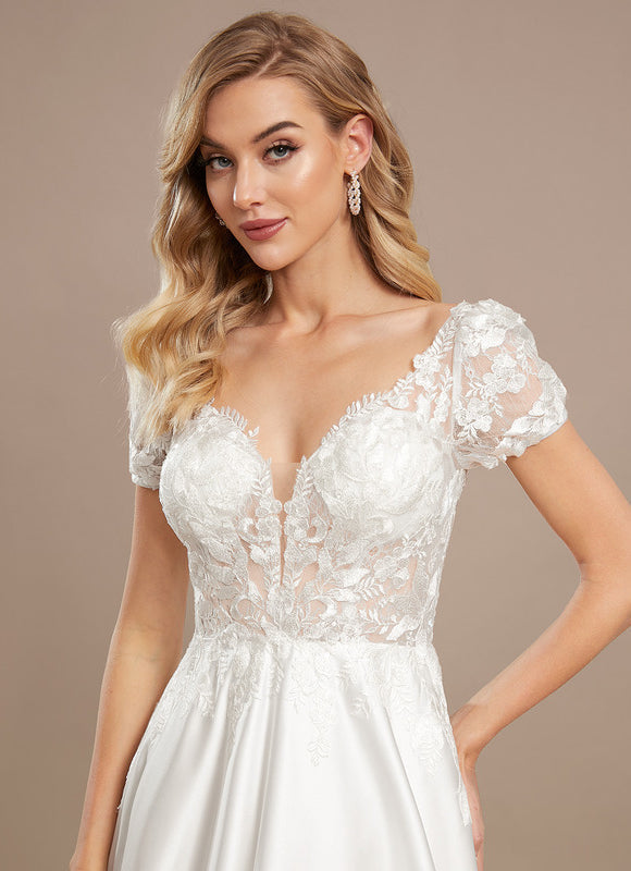 Robe Soie Et Dentelle - gallery 3