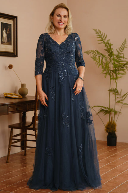 Robe Dentelle Vaporeuse Ornée - gallery 9