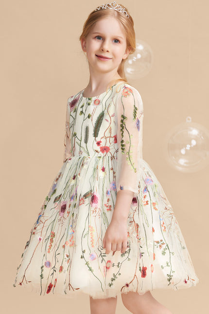 Robe Dentelle Florale Délicate