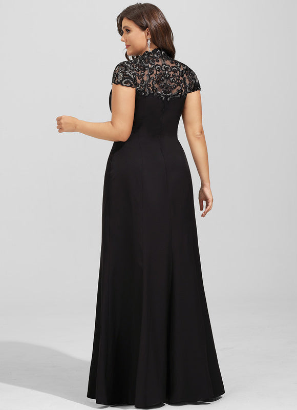 Robe Dentelle Noire Glamour - gallery 9