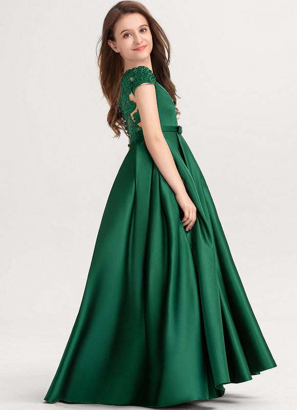 Robe Dentelle Émeraude Enchanteur - gallery 1