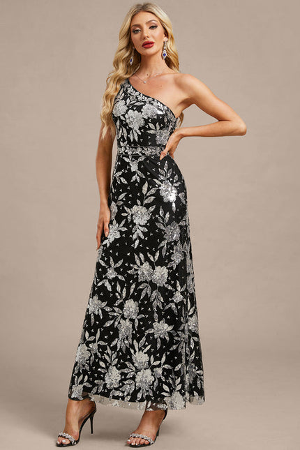 Robe Paillette Dentelle - gallery 3