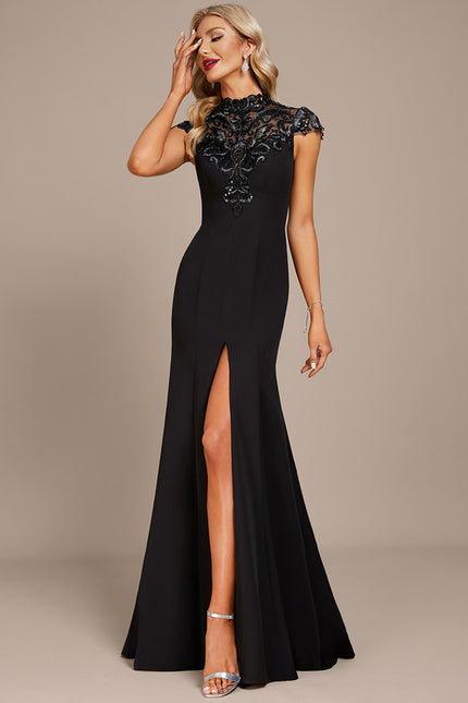 Robe Dentelle Noire Glamour - gallery 4
