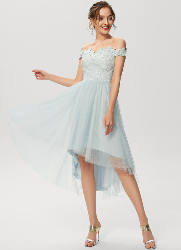 Robe Dentelle Tulle Aquatique - gallery 2