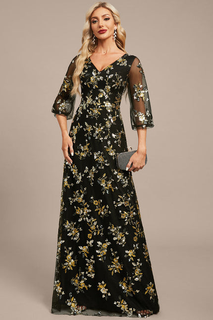 Robe Longue Dentelle Transparente