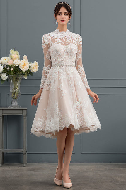 Robe Dentelle Courte Dentelle - gallery 3