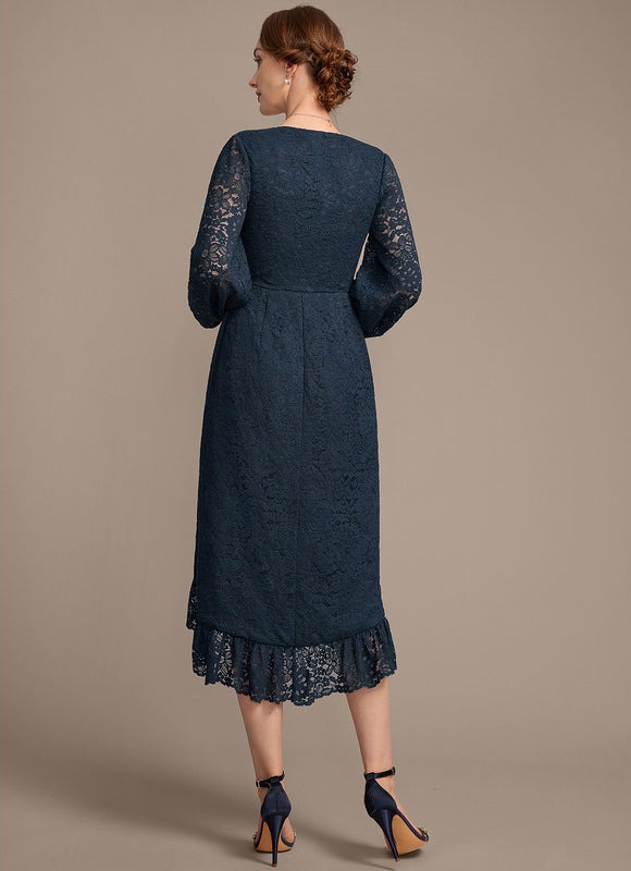 Robe Velours Dentelle - gallery 6