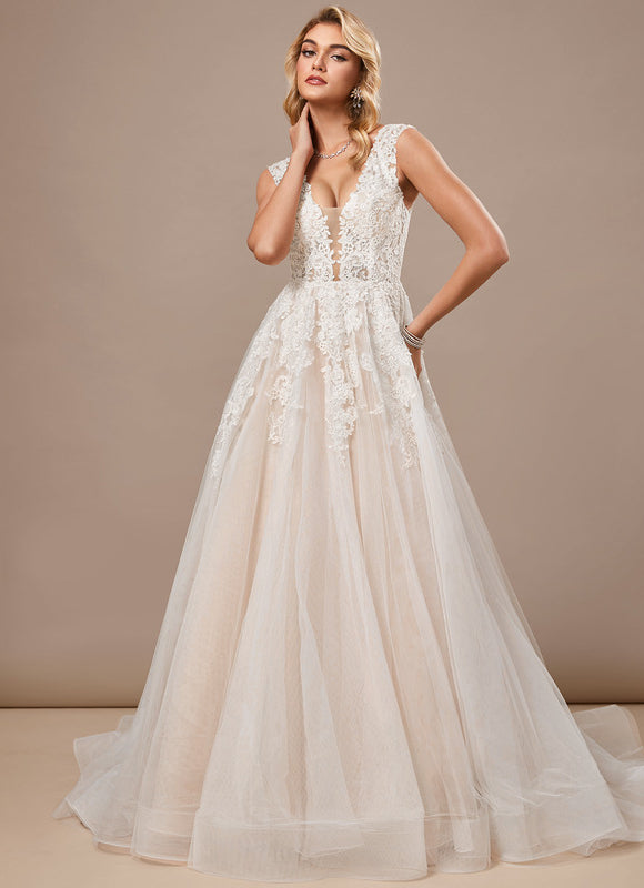 Robe De Mariee Dentelle Princesse - gallery 1