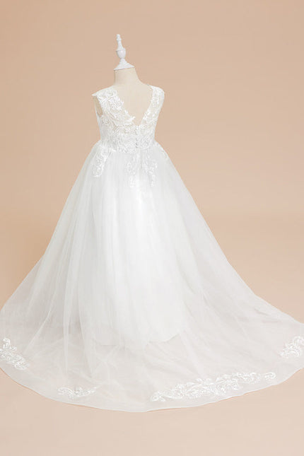 Robe Dentelle Tulle Embellie