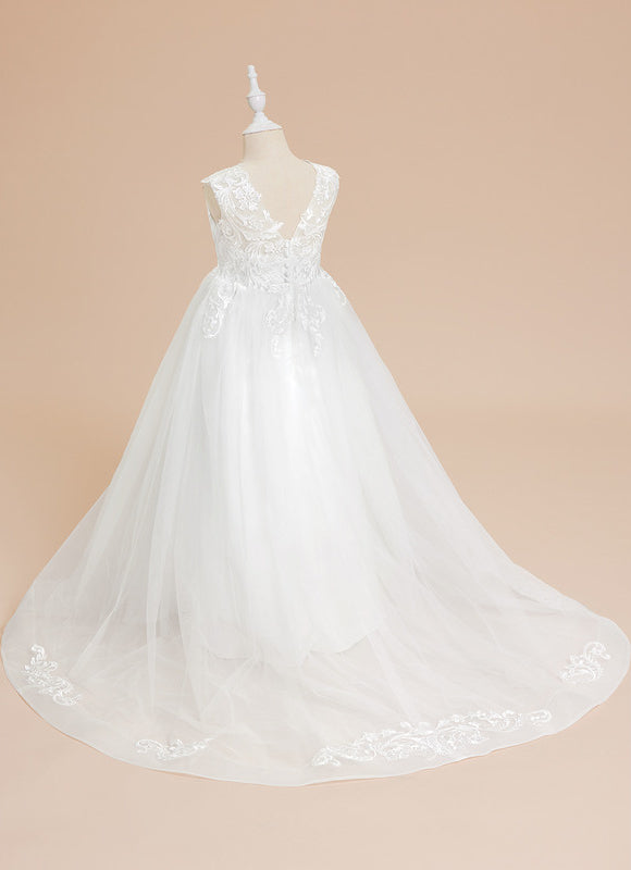 Robe Dentelle Tulle Embellie