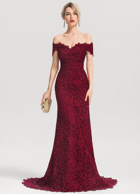 Robe Dentelle Bordeaux Dentelle
