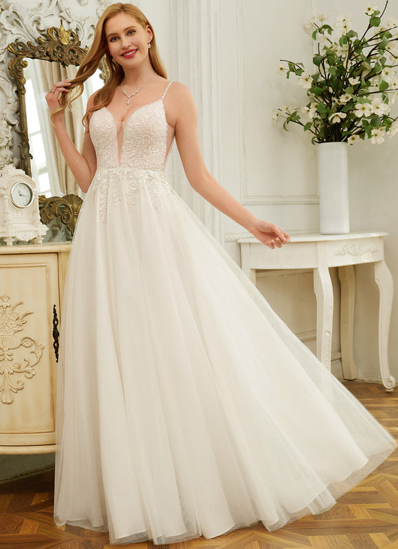 Robe Dentelle Éthérée Perlée