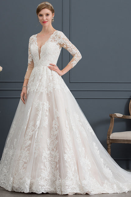Robe Dentelle Mi-Longue Dentelle - gallery 7