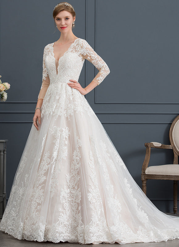 Robe Dentelle Mi-Longue Dentelle - gallery 7