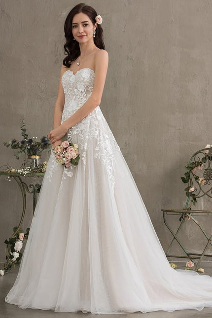 Robe Dentelle Écrue Élégante - gallery 6