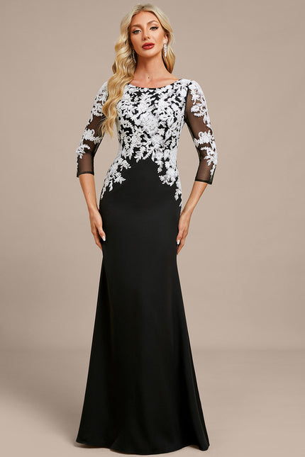 Robe Dentelle Élégante Noire
