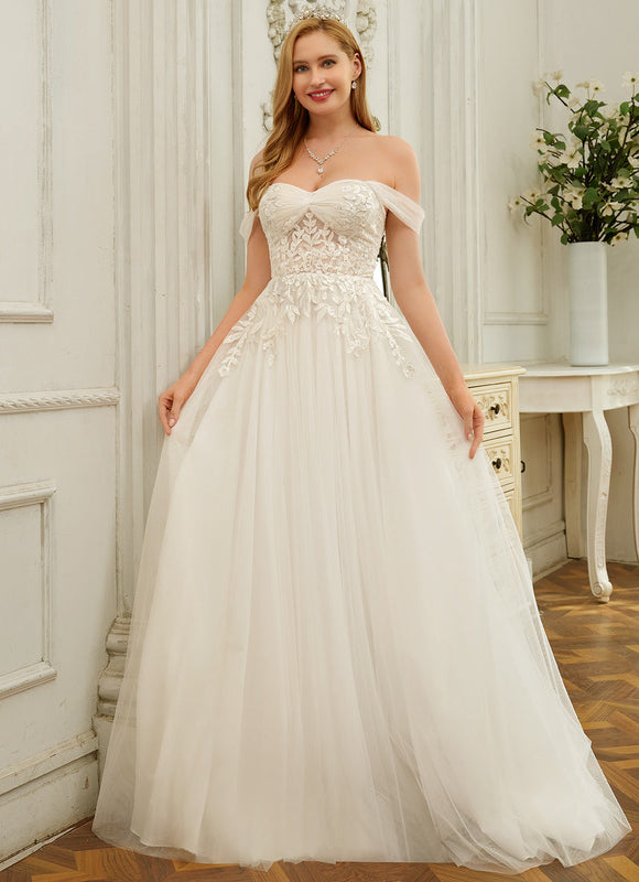 Robe Dentelle Epaule Dénudée - gallery 4