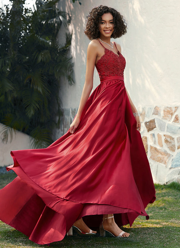 Robe Dentelle Ébène Rubis - gallery 4