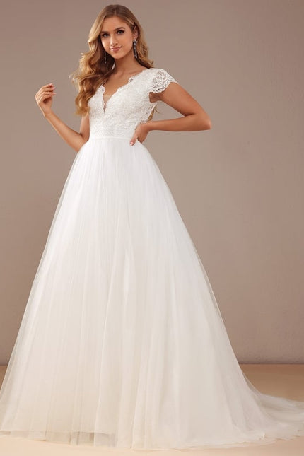 Robe Dentelle Élégance Nuptiale Tulle - gallery 4