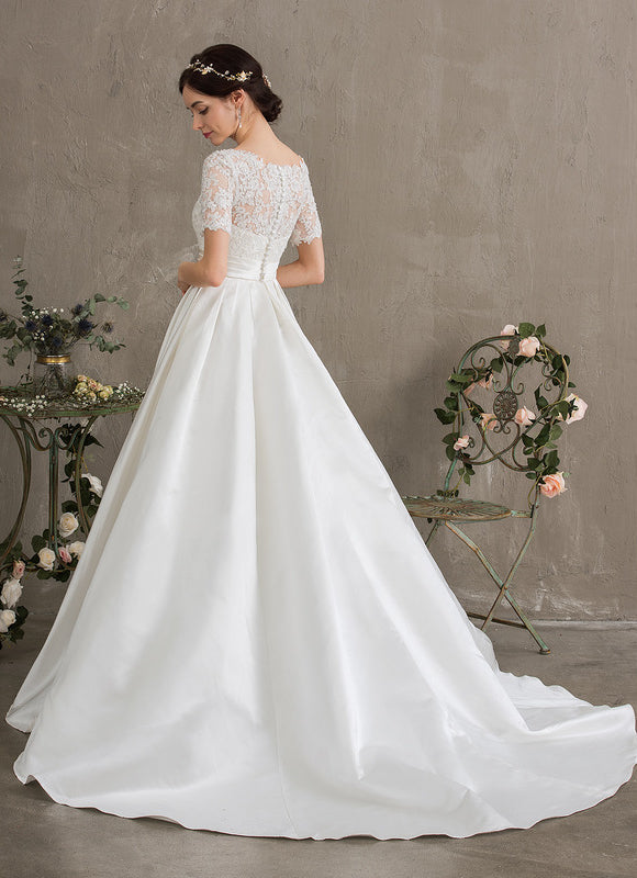 Robe Mariee Champetre Dentelle - gallery 6