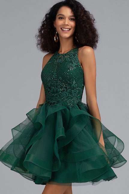 Robe Dentelle Emeraude