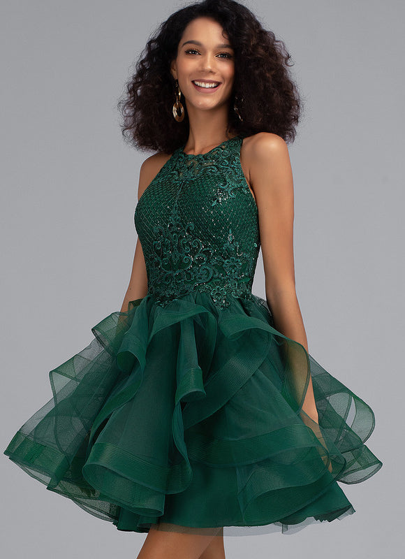 Robe Dentelle Emeraude
