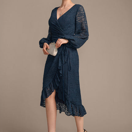 Robe Velours Dentelle