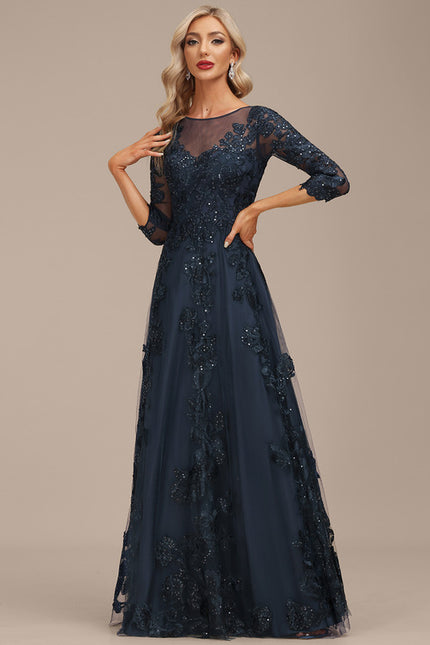 Robe Dentelle Éclat Océanique - gallery 5