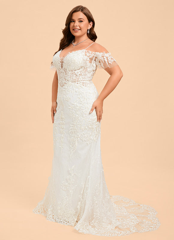 Robe Dentelle Sirène Élégante - gallery 8