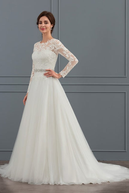 Robe Dentelle Mariage Tulle - gallery 1