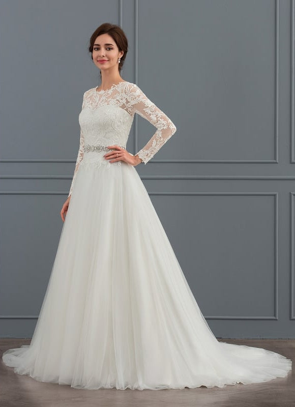 Robe Dentelle Mariage Tulle - gallery 1