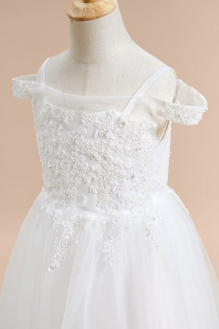 Robe Dentelle Enfant Élégante - gallery 4
