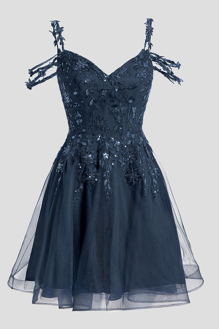 Robe Cocktail Bustier Dentelle - gallery 1
