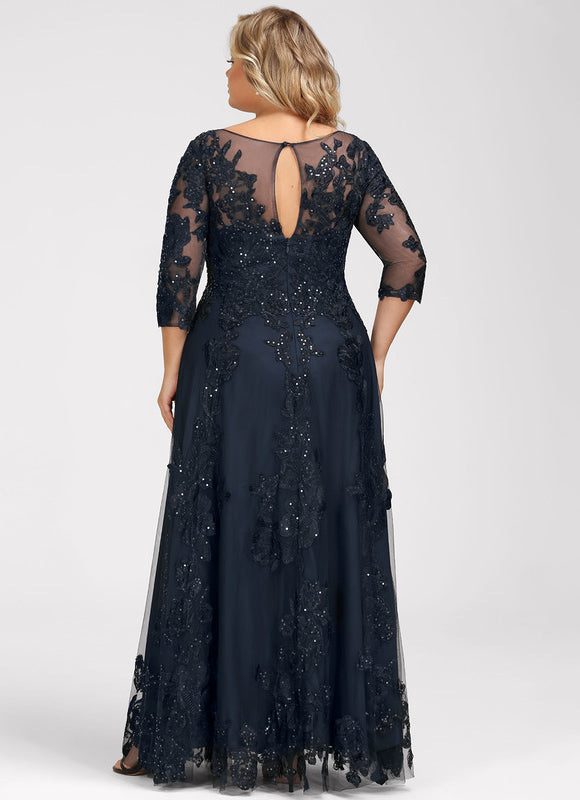 Robe Dentelle Éclat Océanique - gallery 8