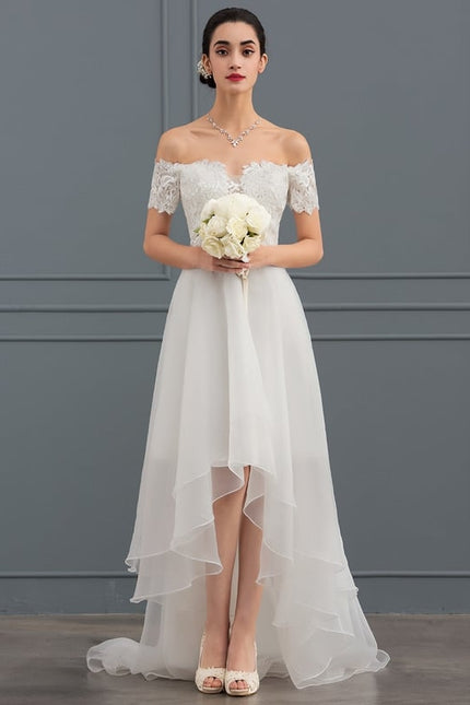 Robe Dentelle Organza Étoilée - gallery 3