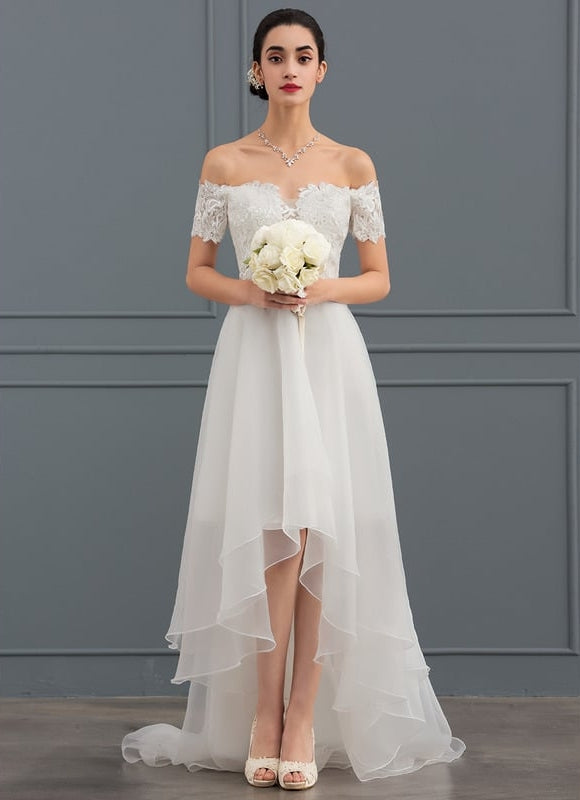 Robe Dentelle Organza Étoilée - gallery 3