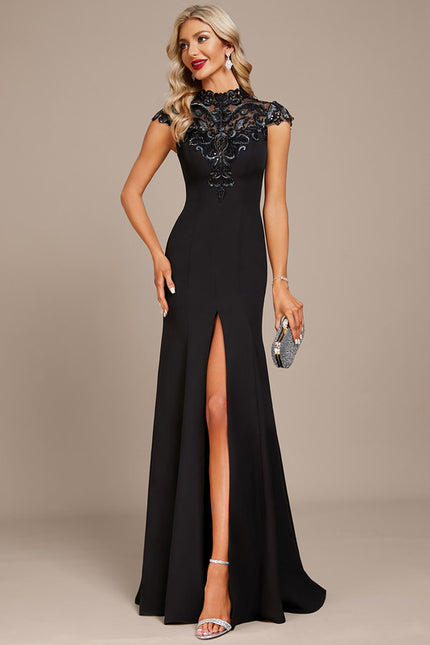 Robe Dentelle Noire Glamour - gallery 2
