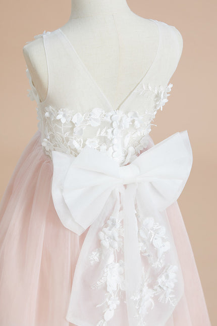 Robe Dentelle Enfant Florale Douce - gallery 7