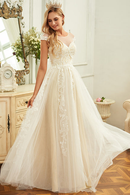 Robe Dentelle Creme