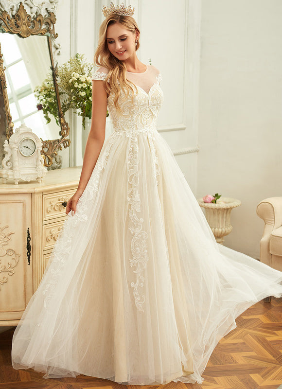 Robe Dentelle Creme